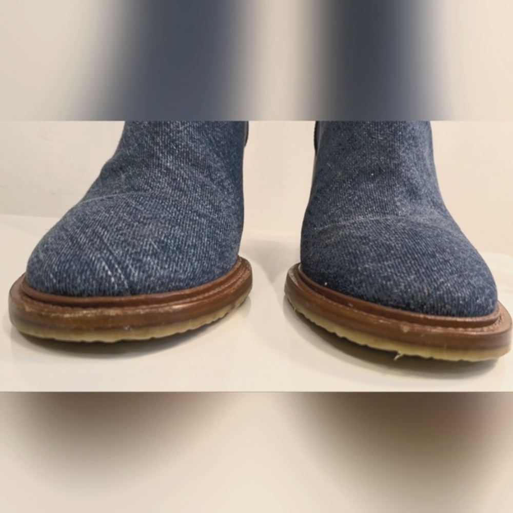 See By Chloe Denim Blue Knee-High Boots - Picture 6 of 9